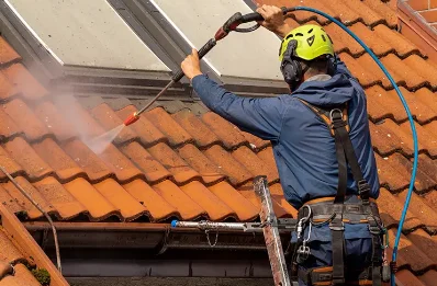 Démoussage et hydrofuge de toiture à Eygurande-et-Gardedeuil